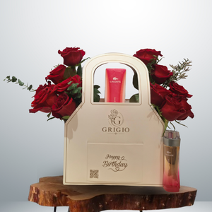 ورد وعطر لاكوست بينك (نسائي) - Grigio