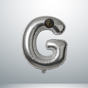 بالون هيليوم حرف G طائر أحجام مختلفة - Grigio