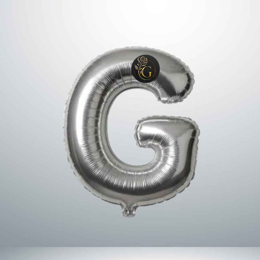 بالون هيليوم حرف G طائر أحجام مختلفة - Grigio