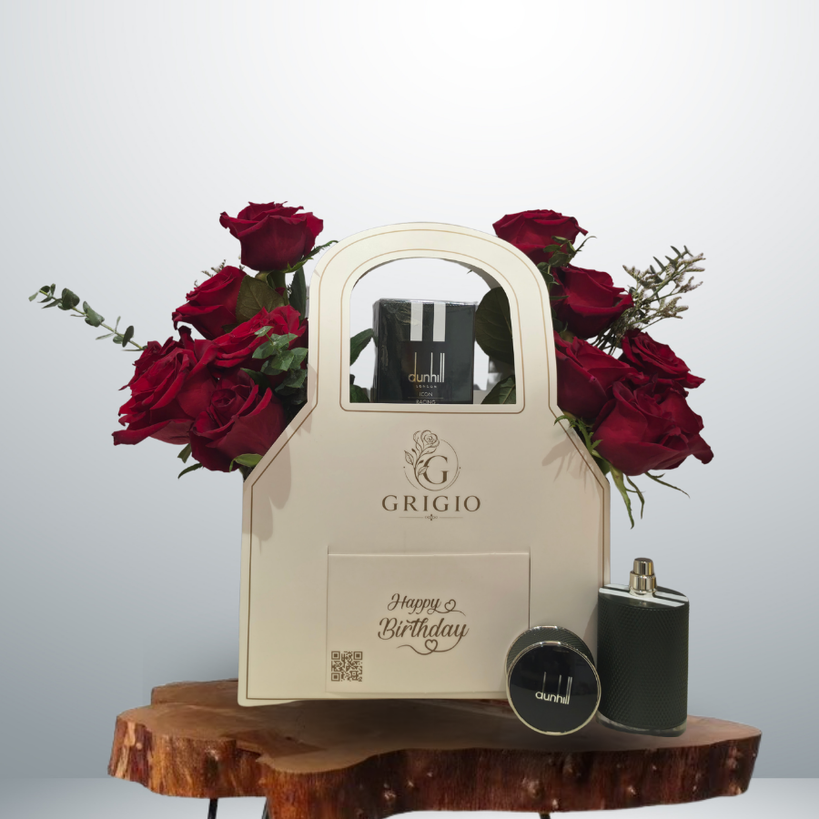 ورد وعطر دانهيل أيكون ريسينج (رجالي) - Grigio 