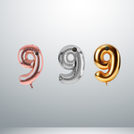 بالون هيليوم رقم 9 طائر أحجام مختلفة