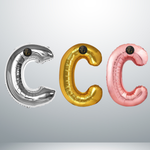 بالون هيليوم حرف C طائر أحجام مختلفة