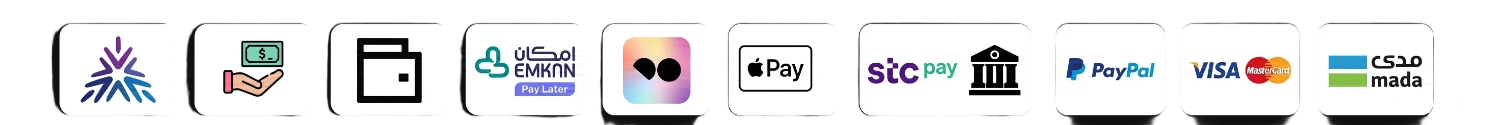 Available payment methods