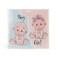 بالون كشف جنس الجنين بعبارة BOY OR GIRL