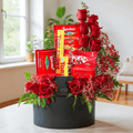 Sweet Serenity – Perfume, Flowers & Chocolate Gift